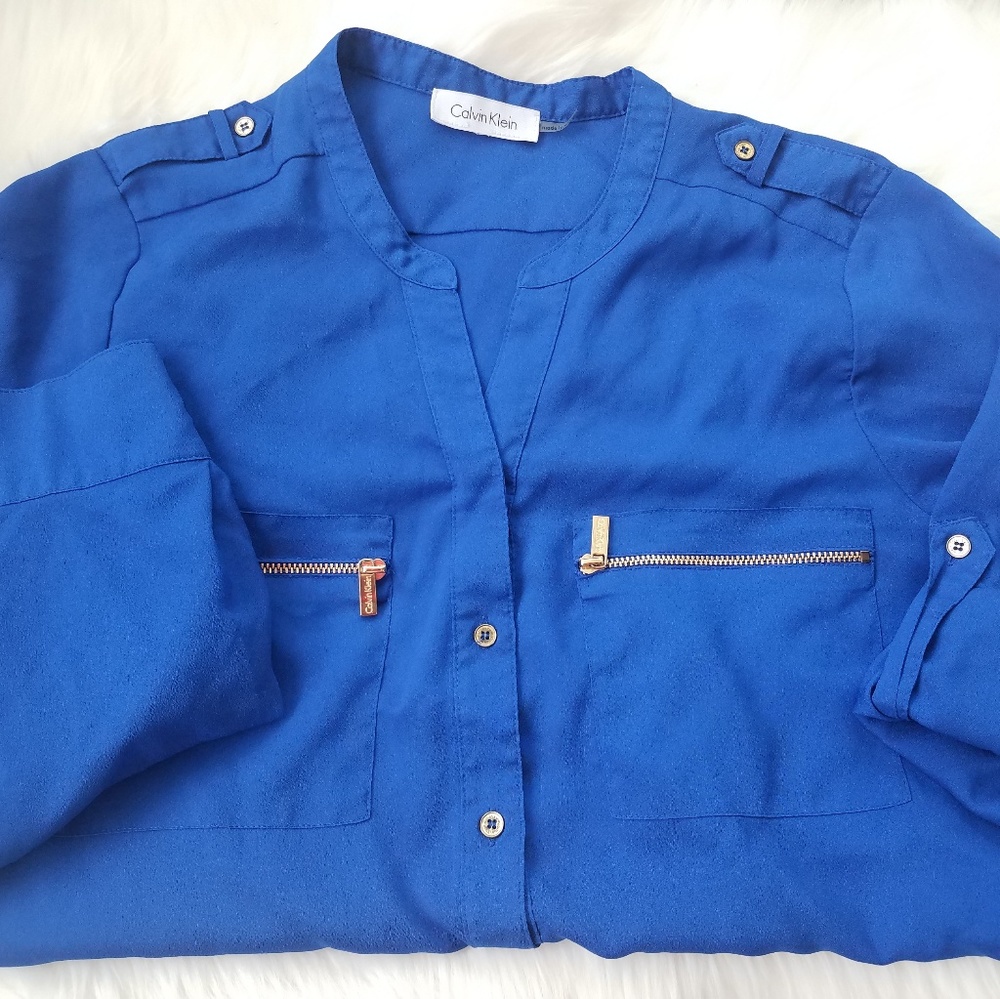 Calvin Klein long sleeve blouse